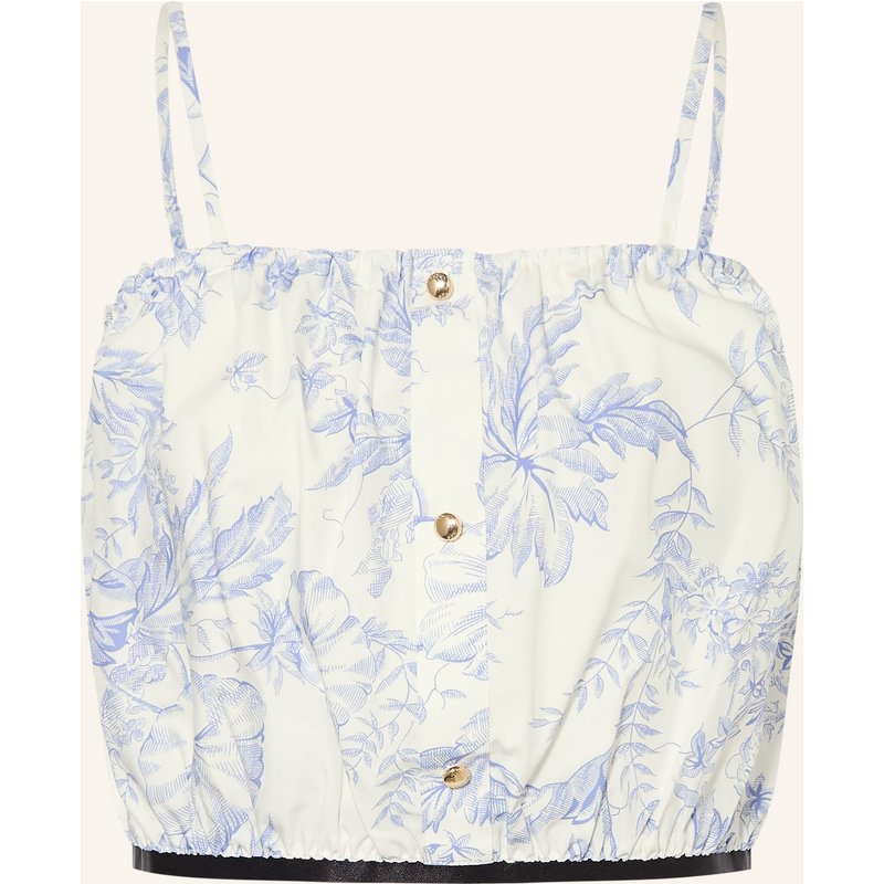 Maje Cropped-Top blau