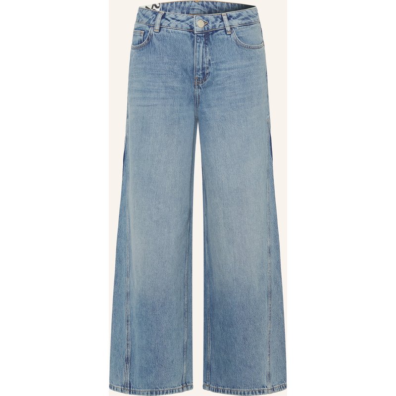 Opus Wide Leg Jeans Meddy blau
