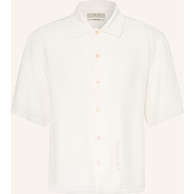 Allsaints Kurzarm-Hemd Purley Comfort Fit weiss