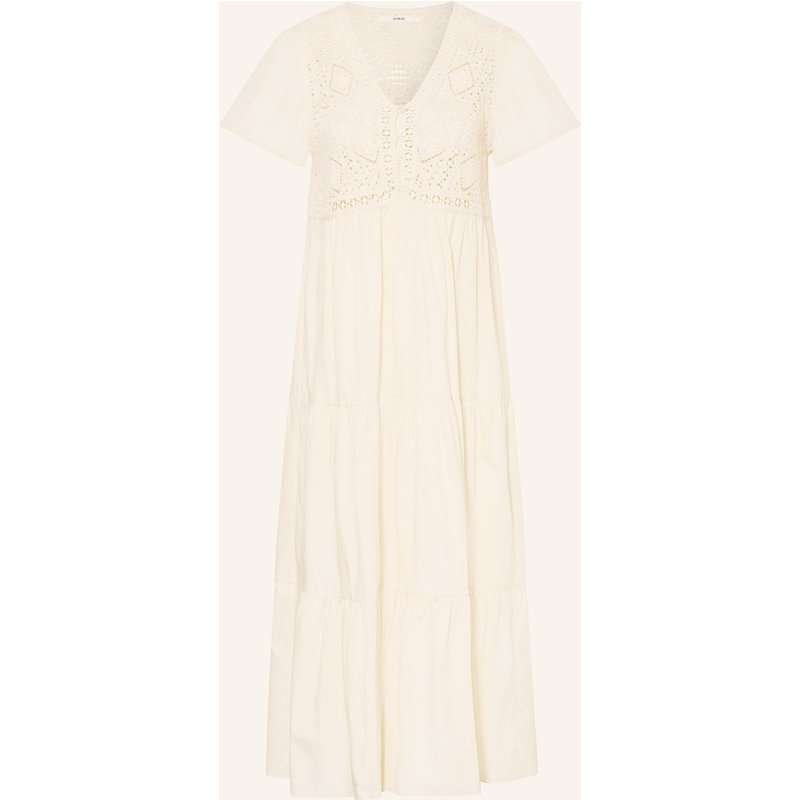 Ba&Sh Kleid Sandy Mit Lochspitze beige