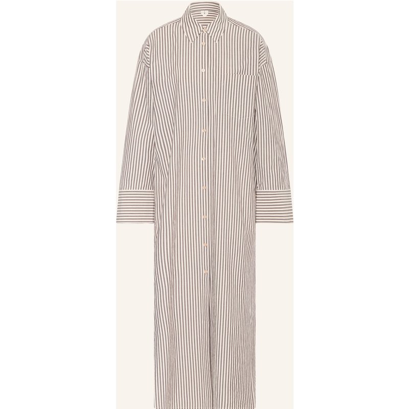 Arket Hemdblusenkleid braun