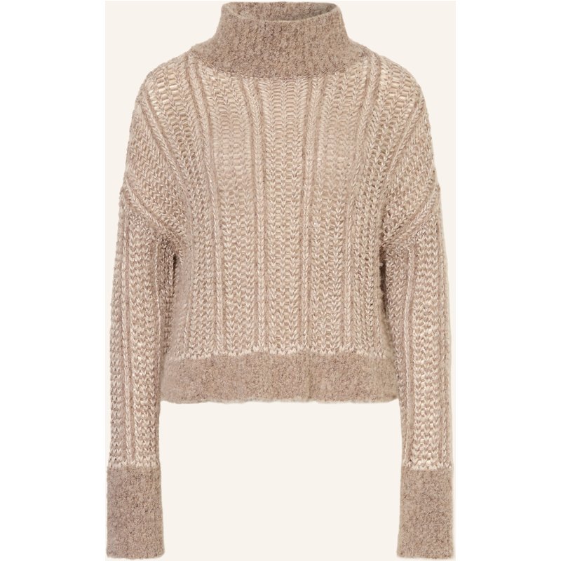 Antonelli Firenze Pullover Gallura Mit Alpaka Und Pailletten beige