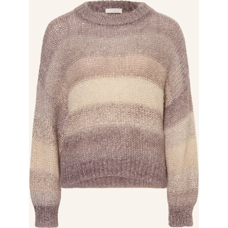 Antonelli Firenze Pullover Loira Mit Pailletten grau