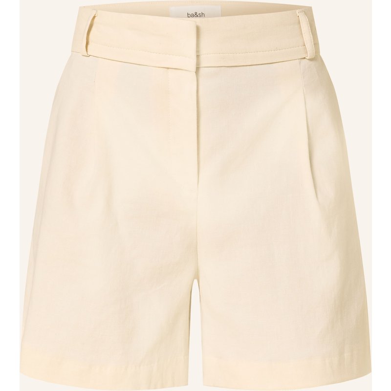Ba&Sh Shorts Cilo Mit Leinen gelb