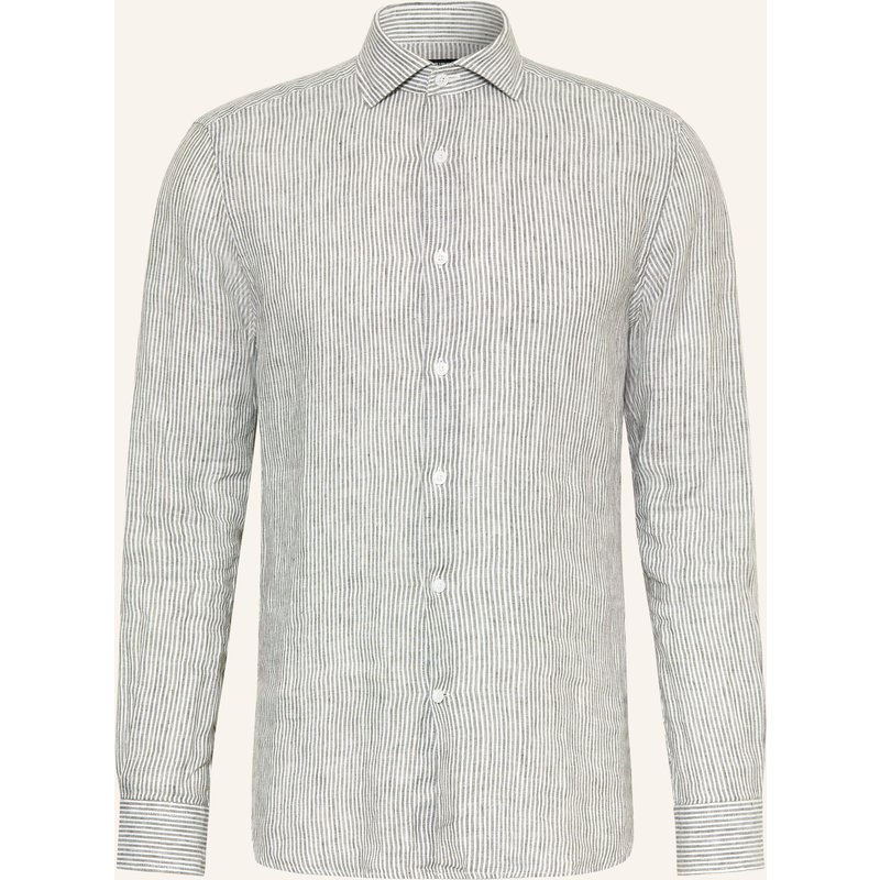 Reiss Leinenhemd Ruban Regular Fit gruen