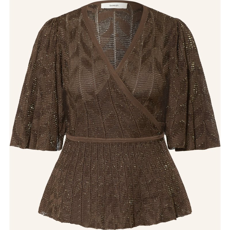 Ba&Sh Wickelbluse Wendy braun