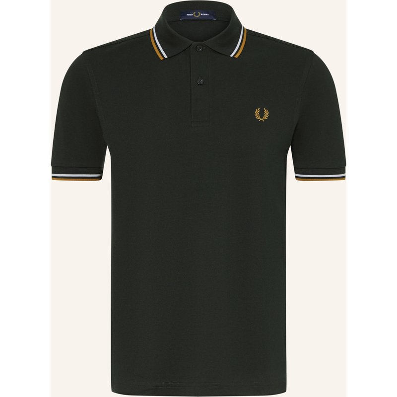 Fred Perry Piqué-Poloshirt gruen