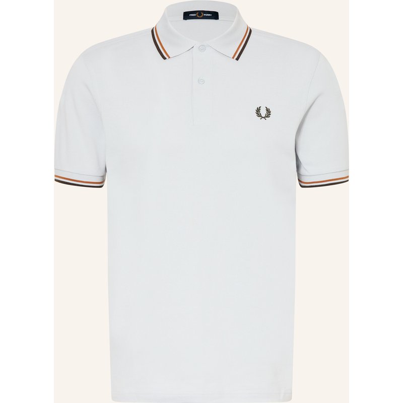 Fred Perry Piqué-Poloshirt blau