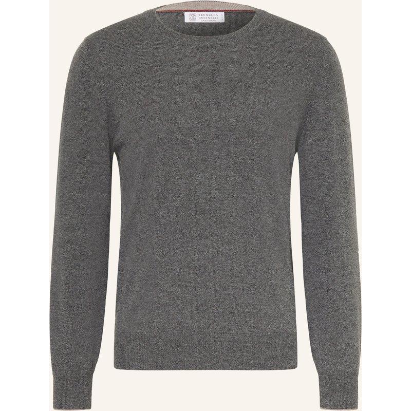 Brunello Cucinelli Cashmere-Pullover grau