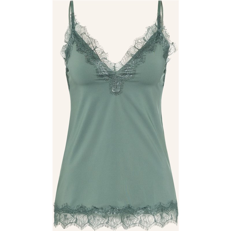 Rosemunde Top Billie Mit Spitze gruen