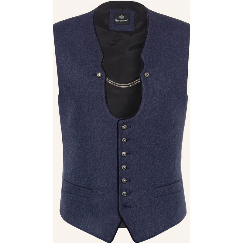Hammerschmid Trachtenweste Vizenz Slim Fit blau