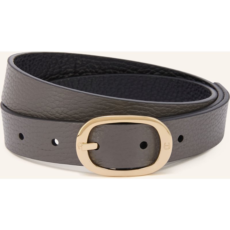 Aigner Ledergürtel Casual Zum Wenden grau