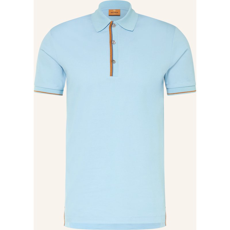 Mos Mosh Gallery Piqué-Poloshirt Mmgharvey blau