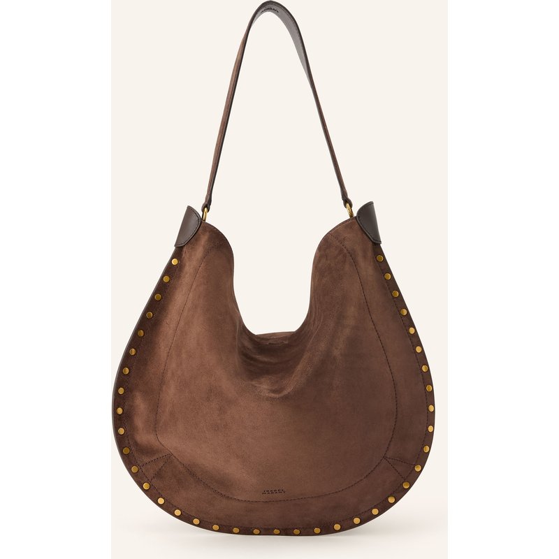 Isabel Marant Shopper Oskan Mit Pouch Und Nieten braun
