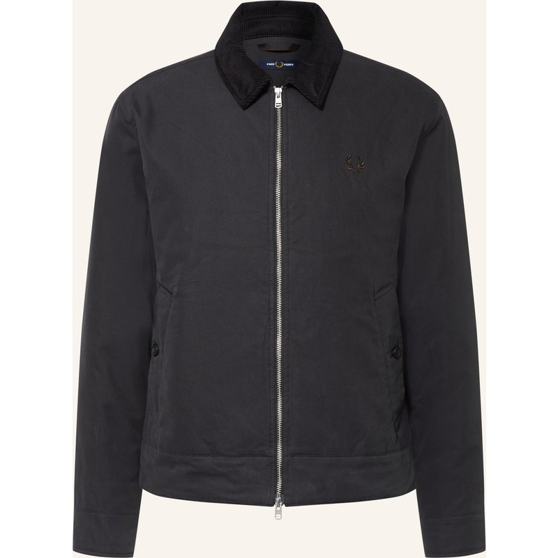 Fred Perry Jacke schwarz