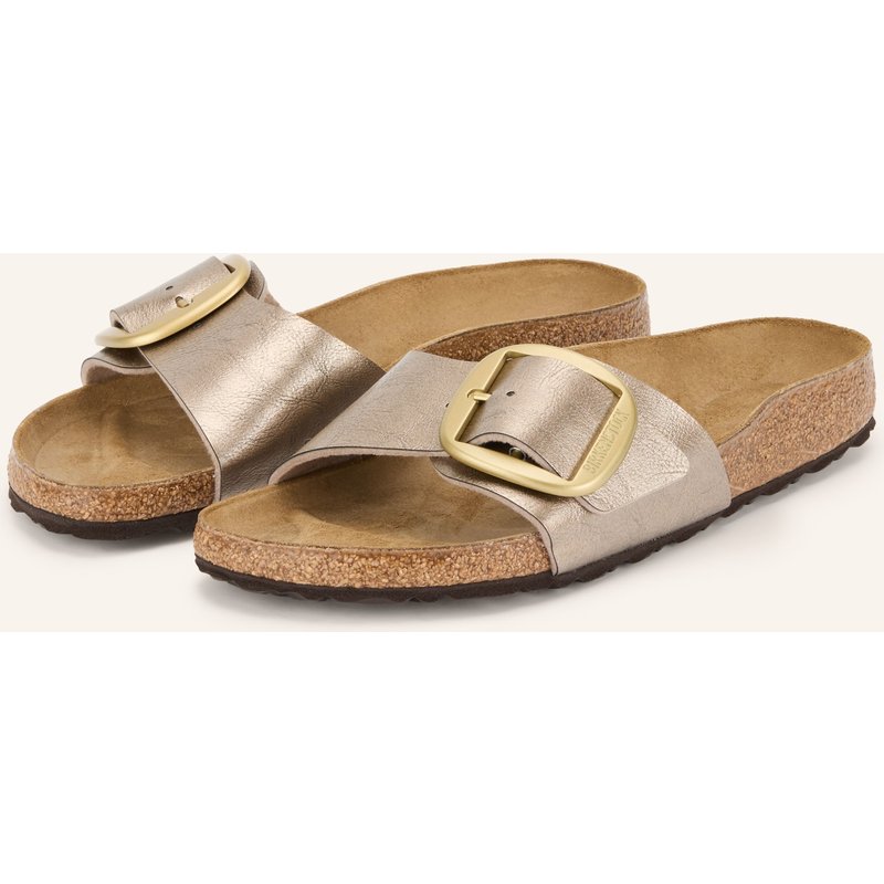 Birkenstock Pantoletten Madrid Big Buckle braun