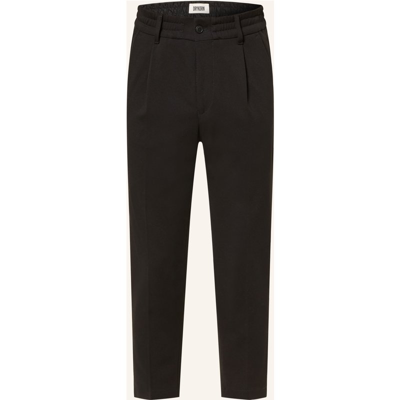 Drykorn Anzughose Chasy Im Jogging-Stil Extra Slim Fit schwarz