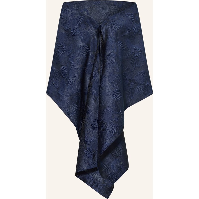 Talbot Runhof Jacquard-Stola blau