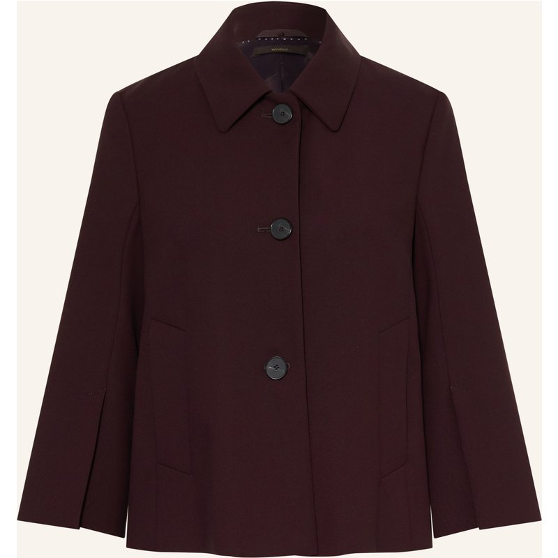 Windsor. Kastenjacke Aus Jersey Mit 3/4-Arm rot