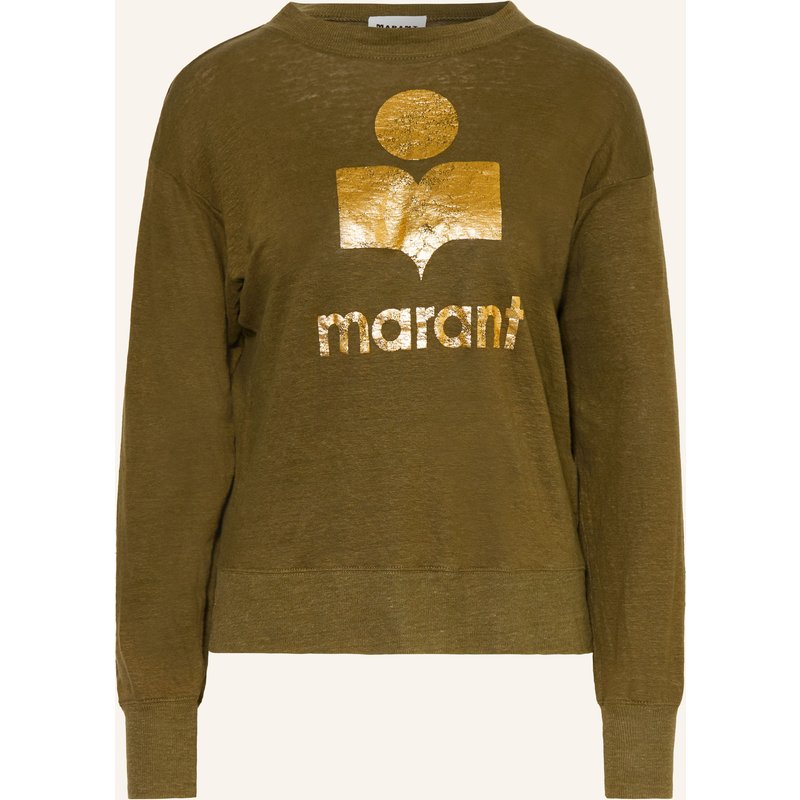Marant Étoile Longsleeve Klowia Aus Leinen gruen