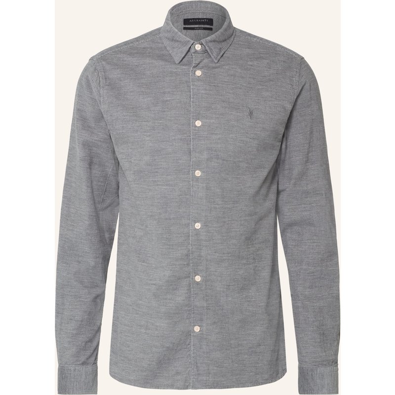 Allsaints Cordhemd Lorella Slim Fit grau