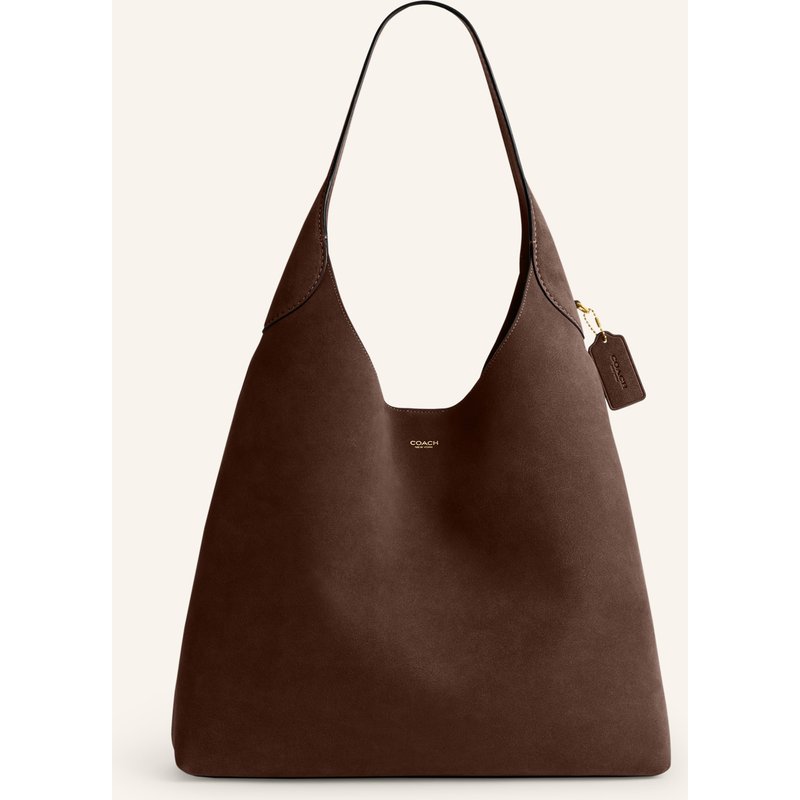 Coach Schultertasche Brooklyn Large braun