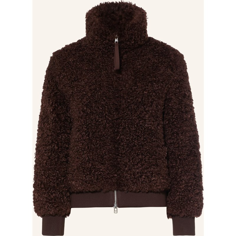 Marc O'polo Denim Teddyfell-Jacke braun