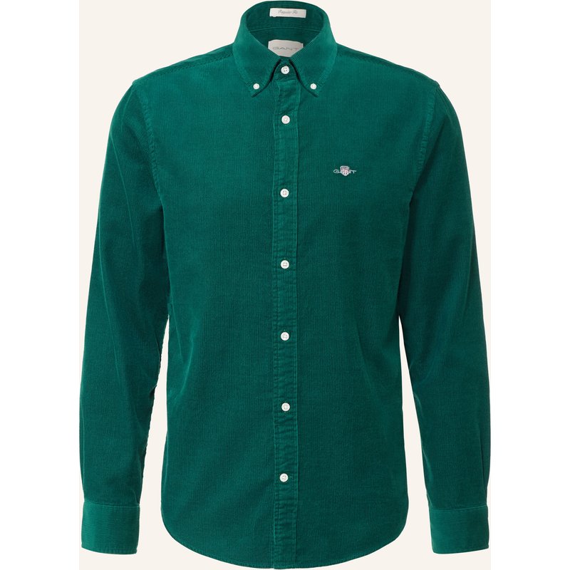 Gant Cordhemd Regular Fit gruen