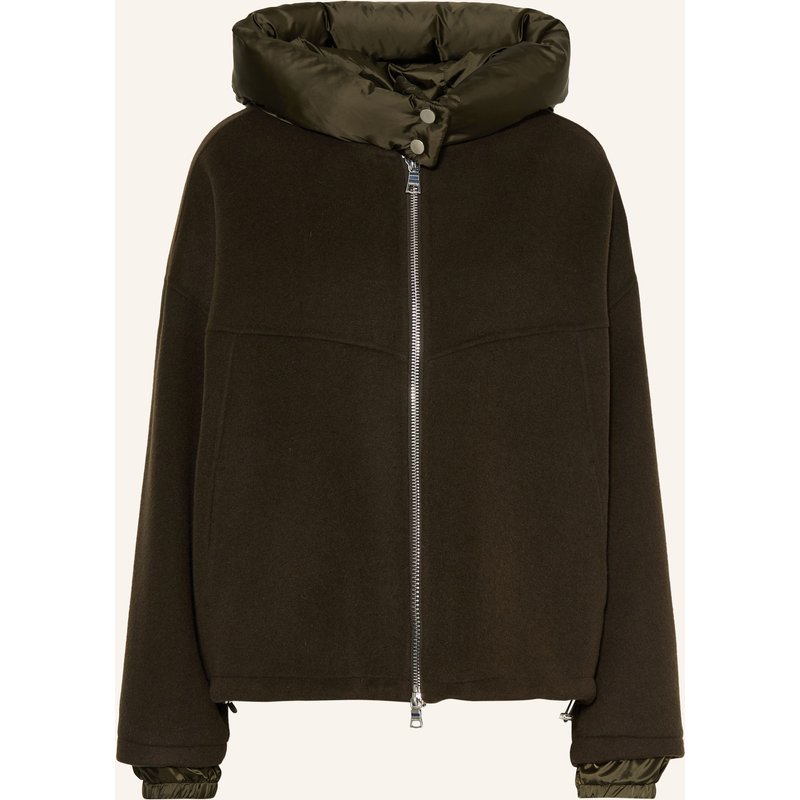 Blonde No.8 Jacke Jerry Im Materialmix gruen