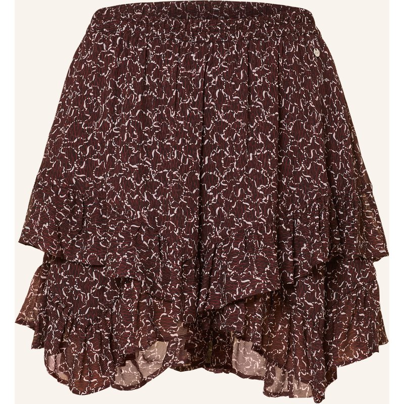 Boss Skort Toulena Mit Rüschen rot