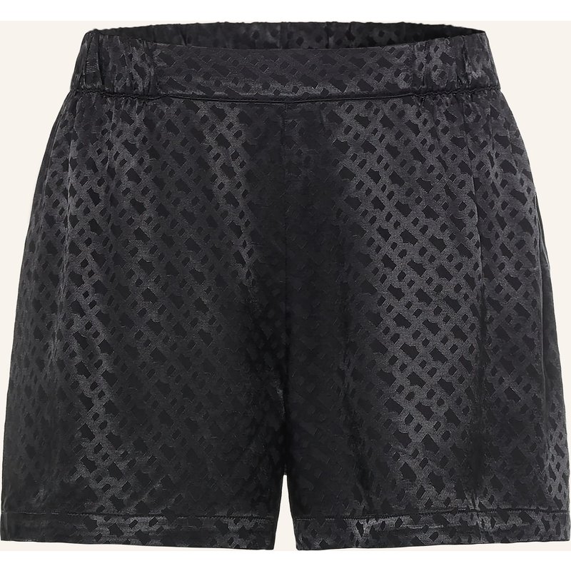 Boss Schlafshorts Monogram schwarz