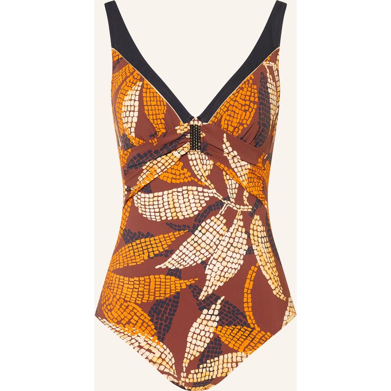 Charmline Badeanzug Golden Dusk braun