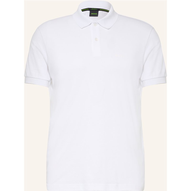 Boss Jersey-Poloshirt Pio weiss