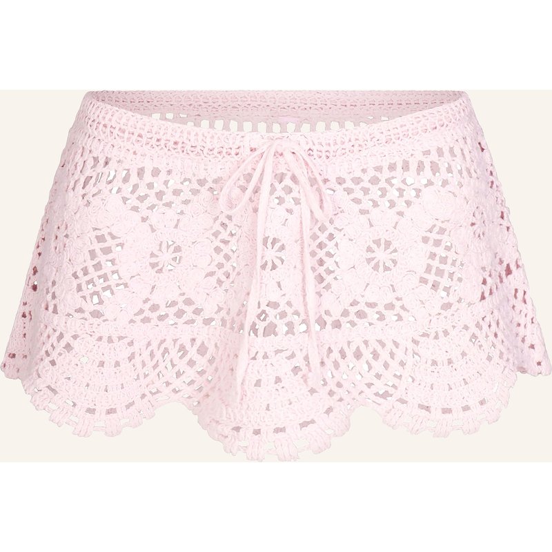 Skims Rock Crochet Cover-Ups pink