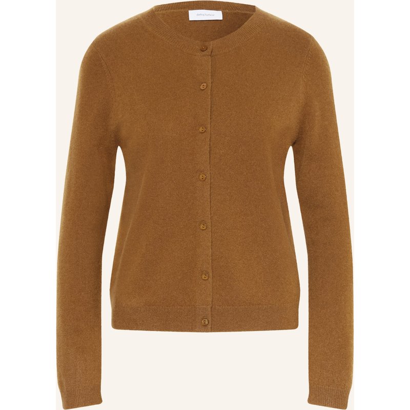 Darling Harbour Strickjacke Aus Cashmere braun