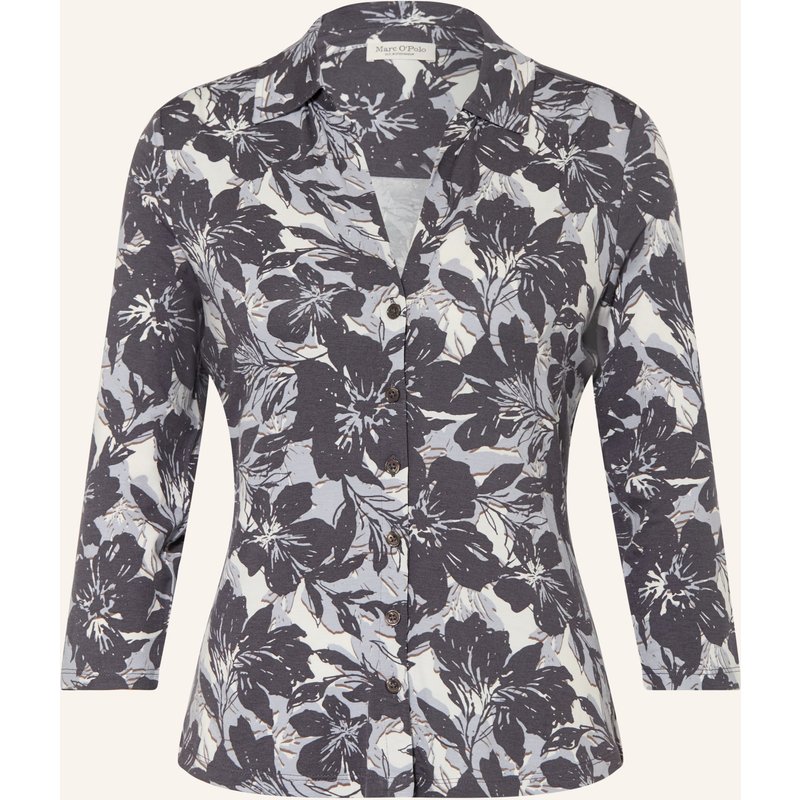 Marc O'polo Bluse Mit 3/4-Arm grau