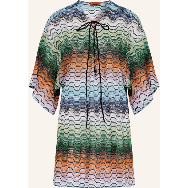 Missoni Strandkleid Mit Glitzergarn gruen