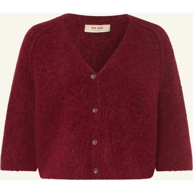 Mos Mosh Strickjacke Mmthora Lizet Mit Alpaka rot