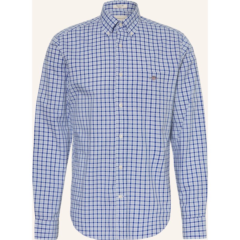 Gant Hemd Slim Fit blau