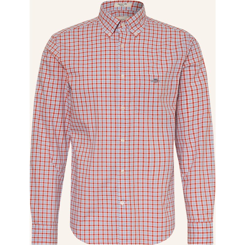 Gant Hemd Slim Fit rot