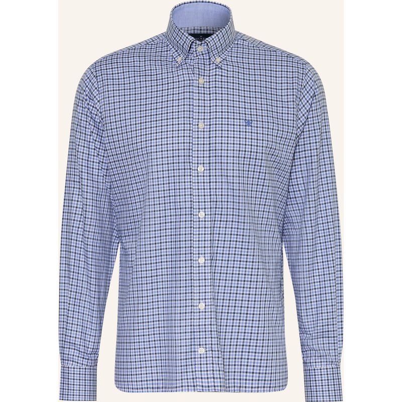 Hackett London Hemd Classic Fit blau