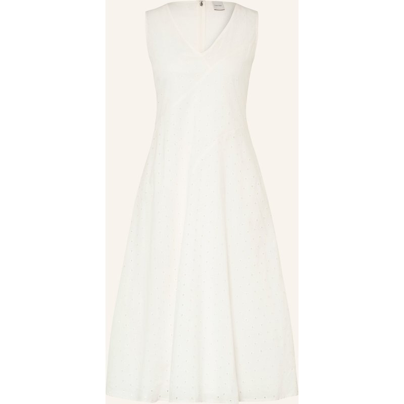 Calvin Klein Kleid Aus Lochspitze weiss