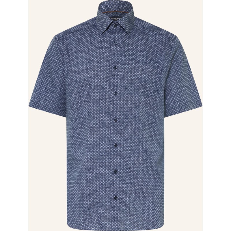 Olymp Kurzarm-Hemd Luxor Modern Fit blau