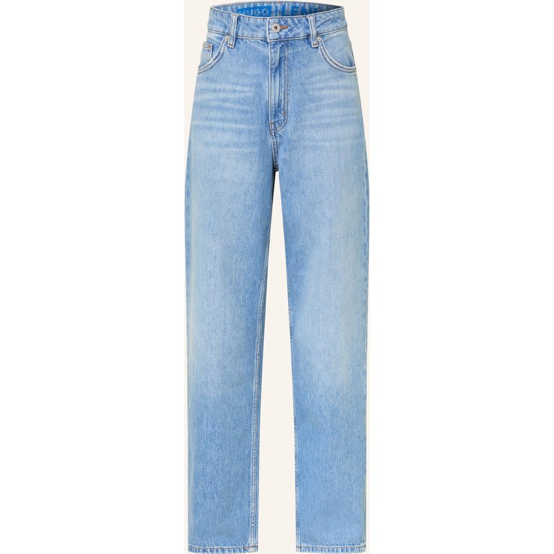 Hugo Wide Leg Jeans Leni blau