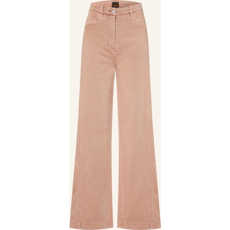 Boss Wide Leg Jeans Tmarlina rot