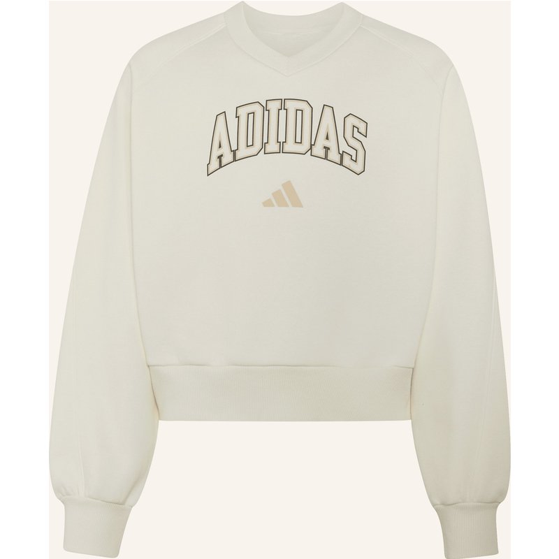 Adidas Sweatshirt Seasonals Collegiate Typography V-Neck weiss