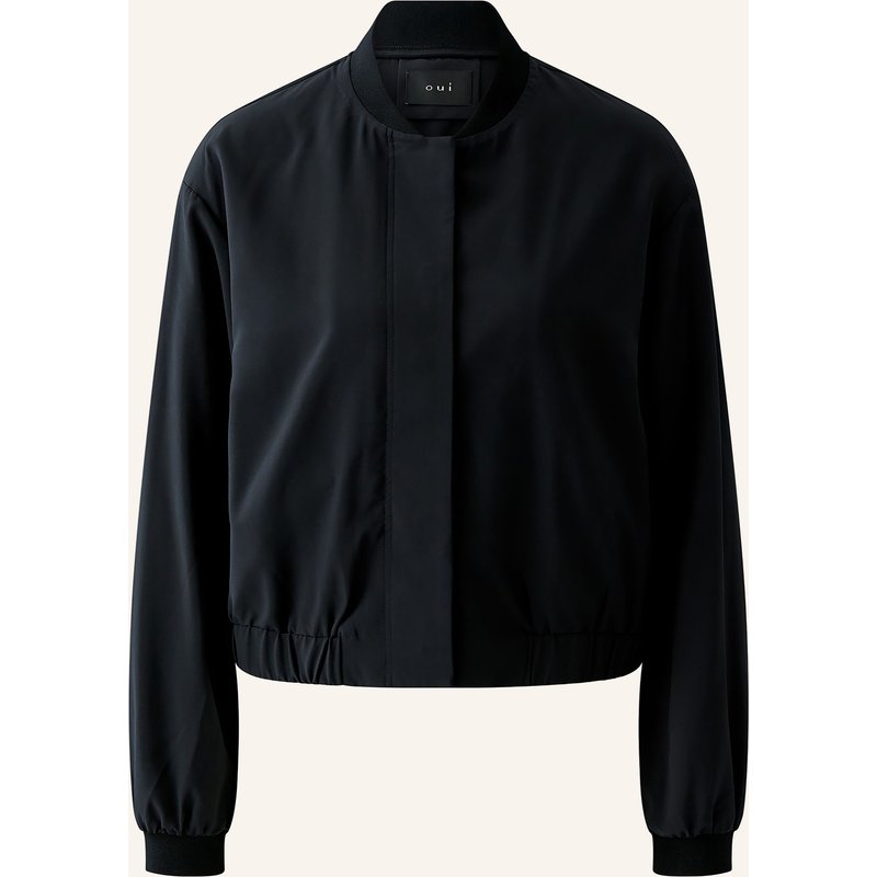 Oui Blouson schwarz