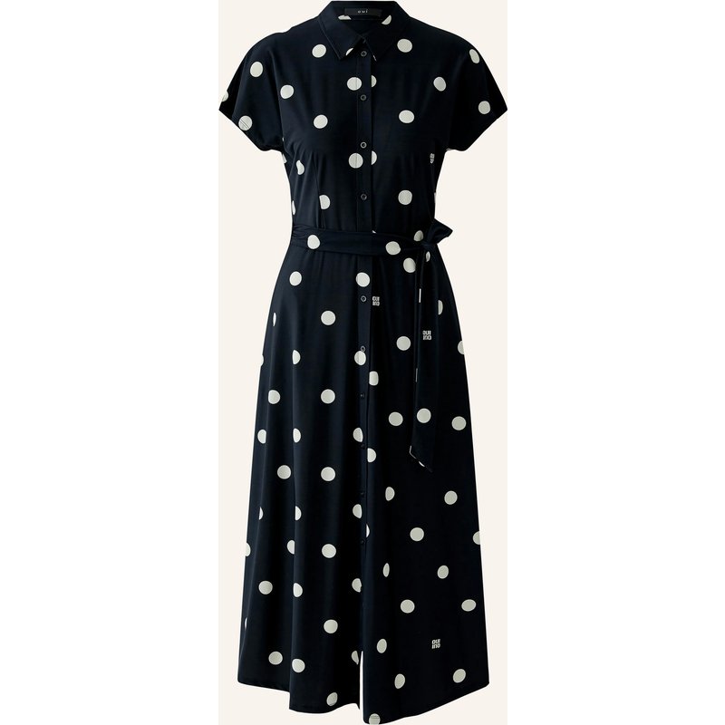 Oui Hemdblusenkleid schwarz