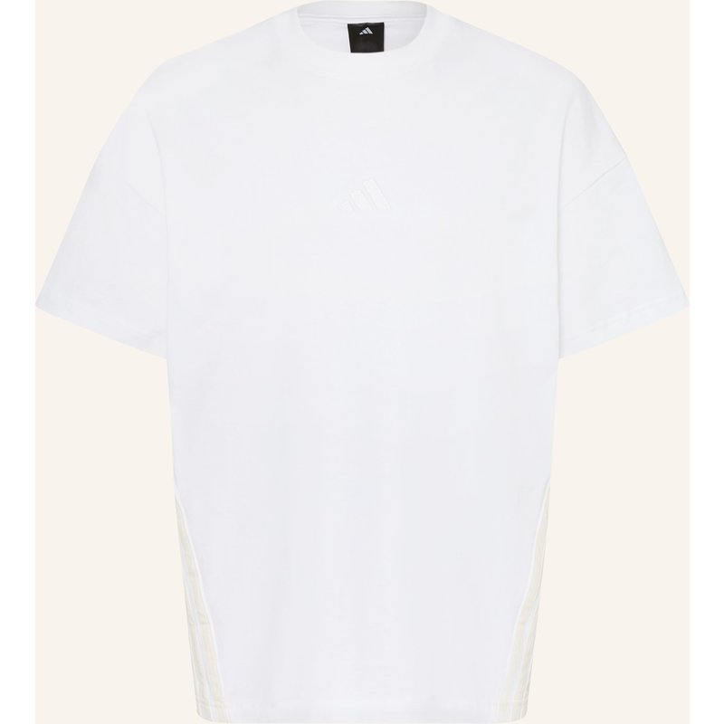 Adidas Oversized-Shirt Adidas Kis 3-Streifen weiss