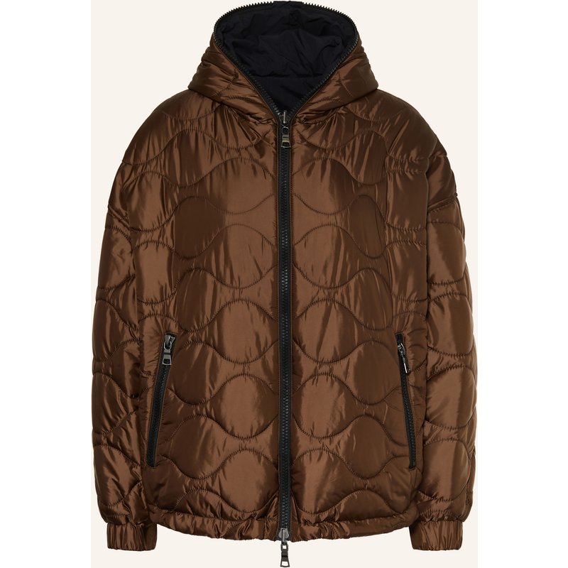 No.1 Como Steppjacke Borgo Zum Wenden schwarz